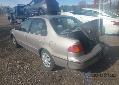 2001 Toyota Corolla Le from USA, damaged, VIN 2T1BR12E01C504200